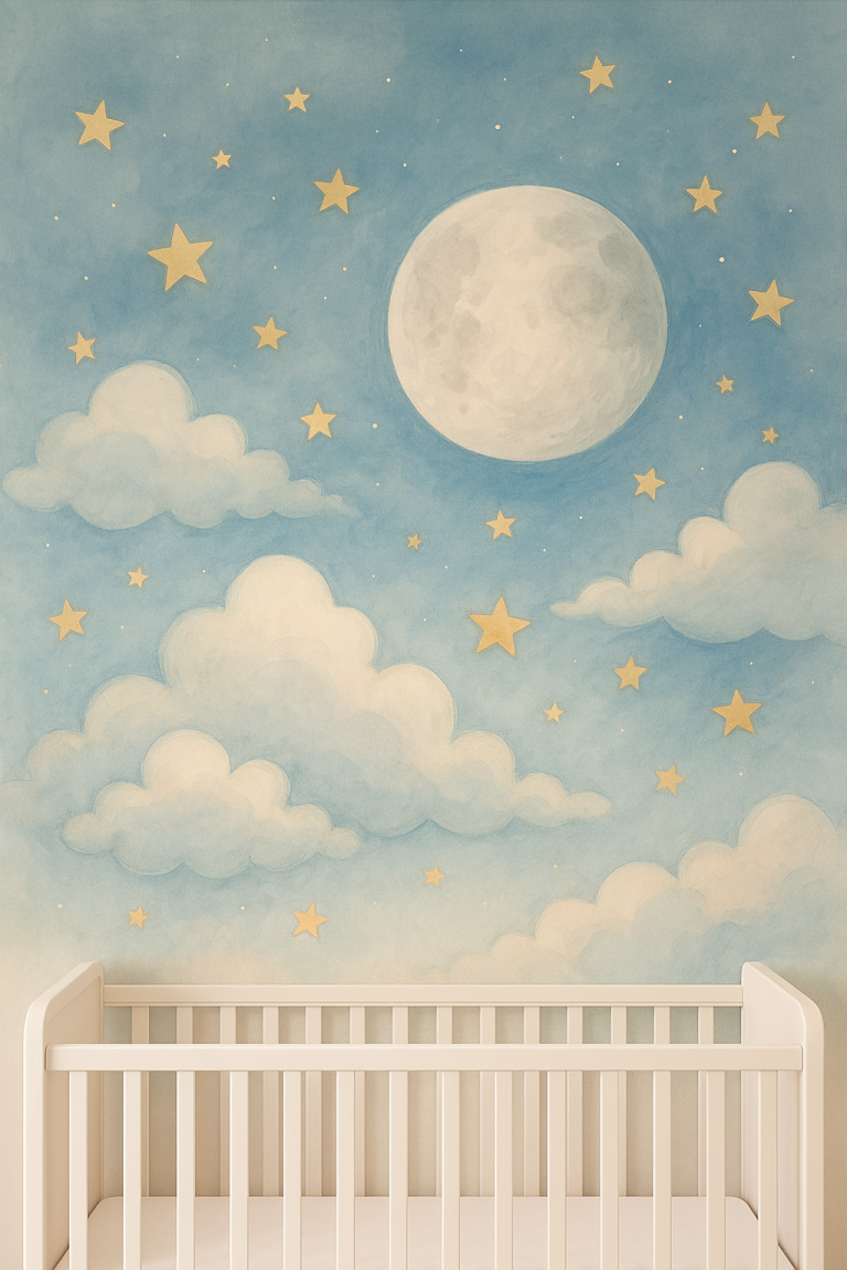 Kinderzimmer – Wand 3 m × 2,5 m