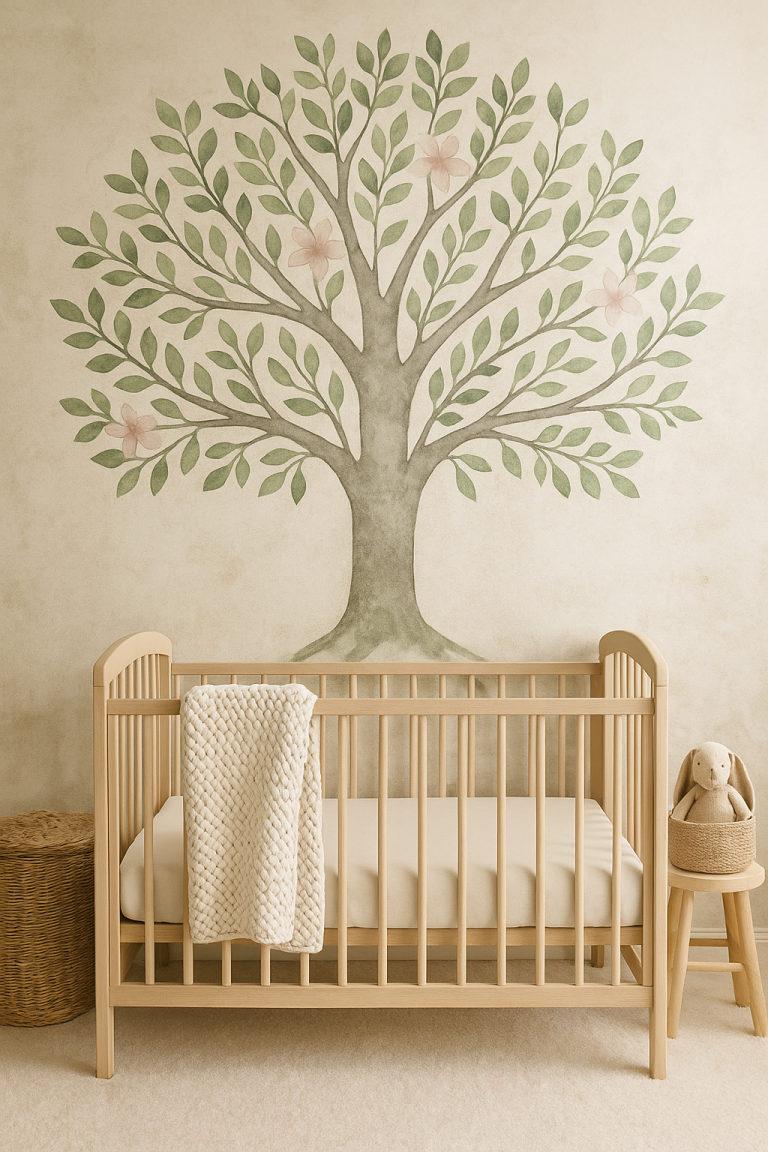 Kinderzimmer – Wand 3 m × 2,5 m